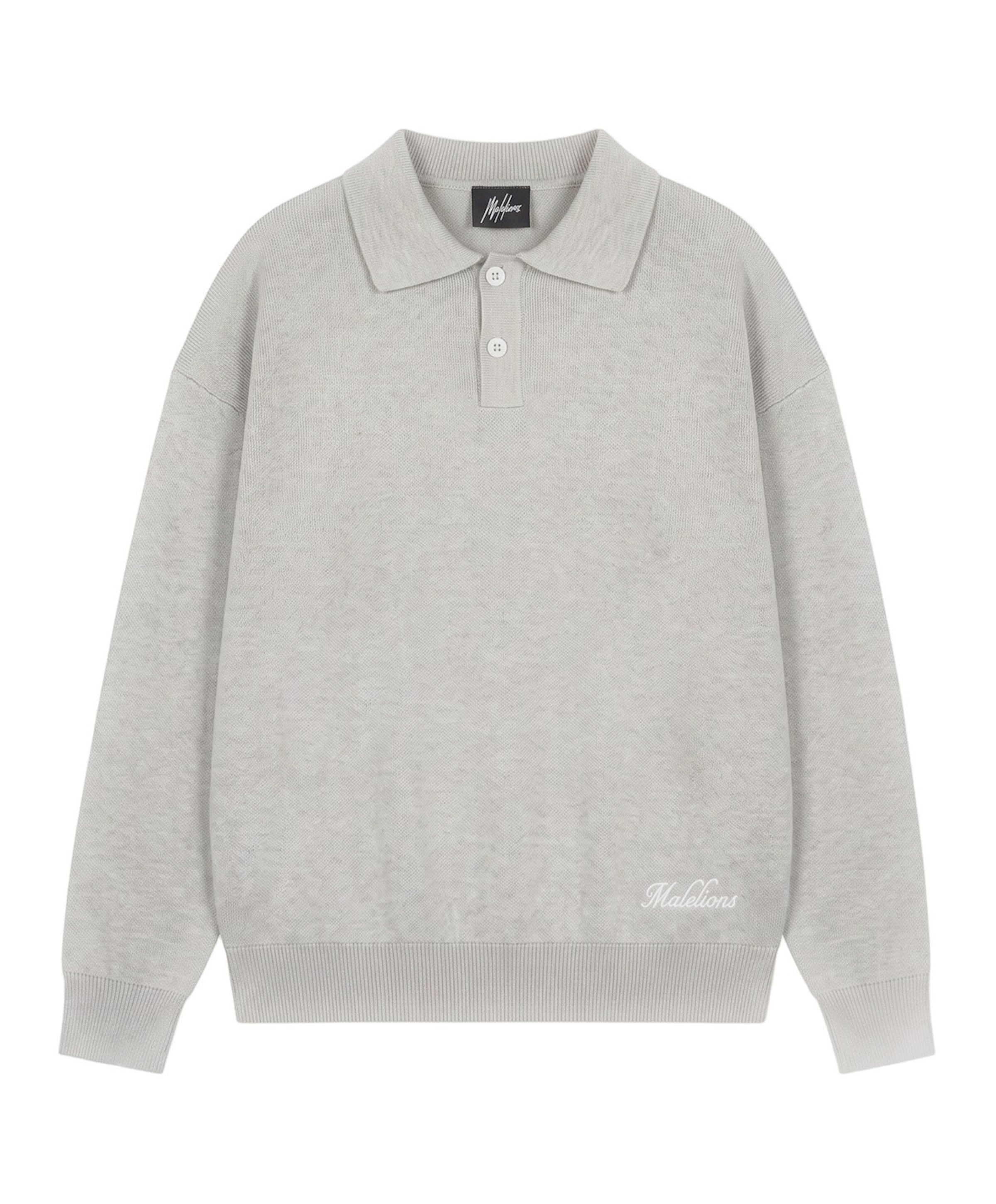 Jongens polo grijs