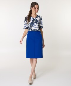 Dames rok blauw