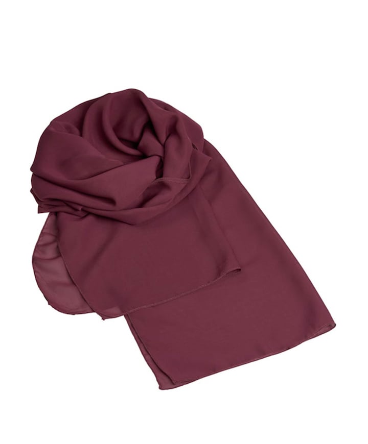 Dames sjaal bordeaux