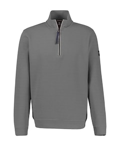 Heren trui met rits grijs