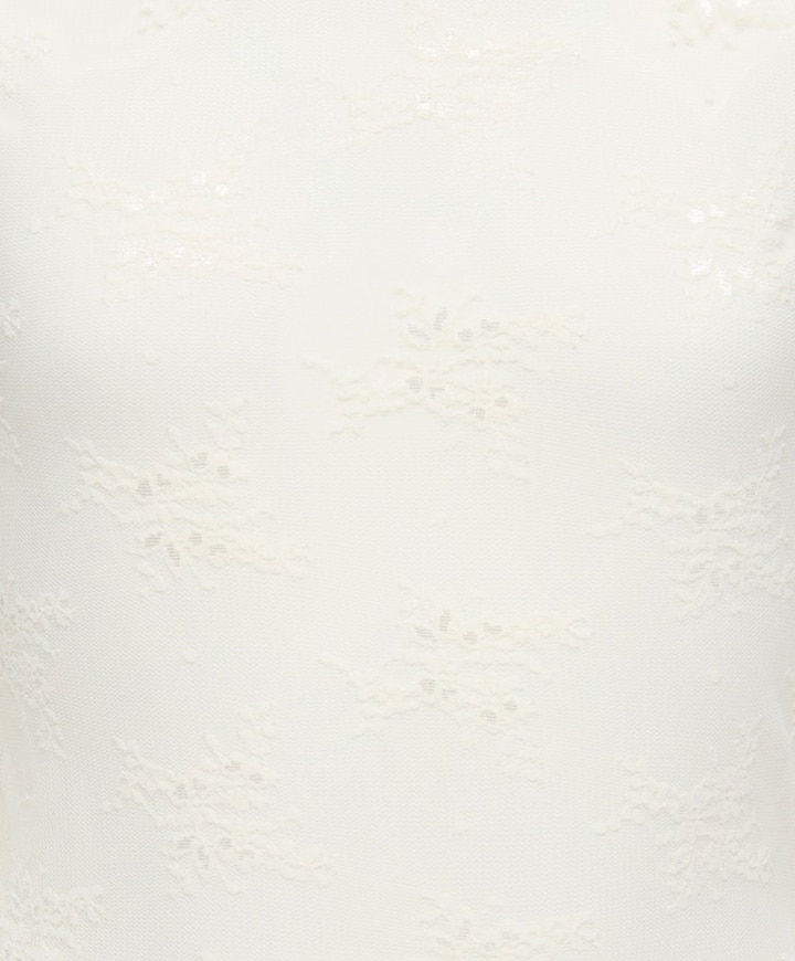 Meisjes longsleeve ecru