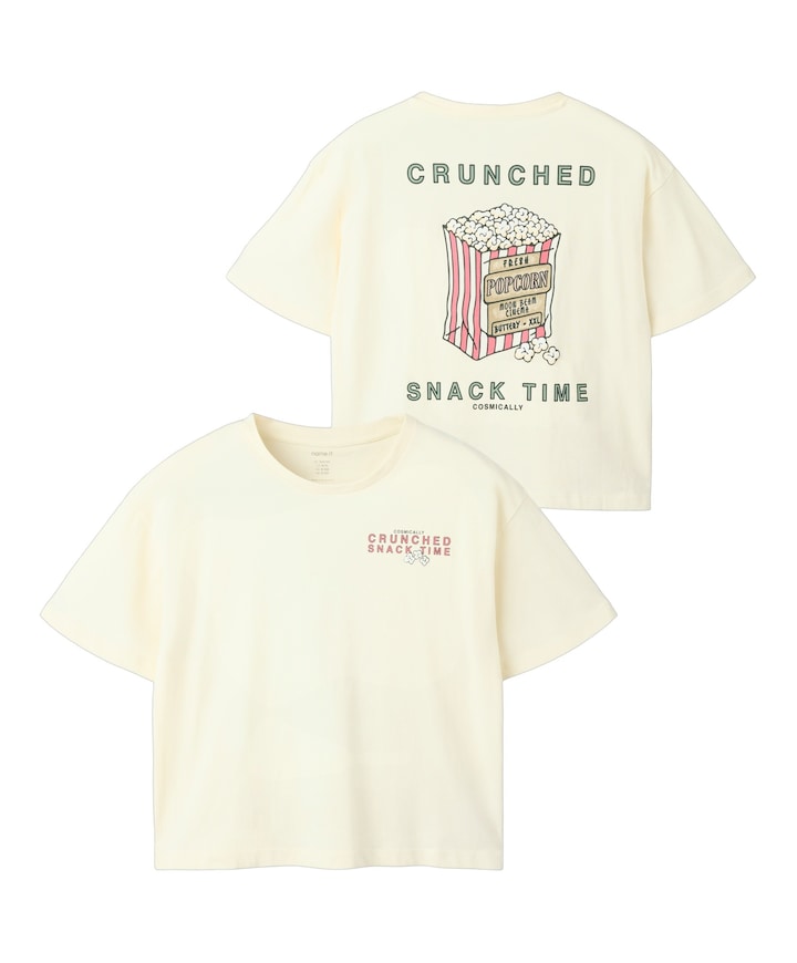 Meisjes T-shirt ecru