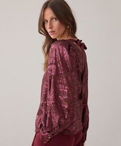 Blouse bordeaux