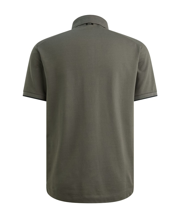Heren polo grijs
