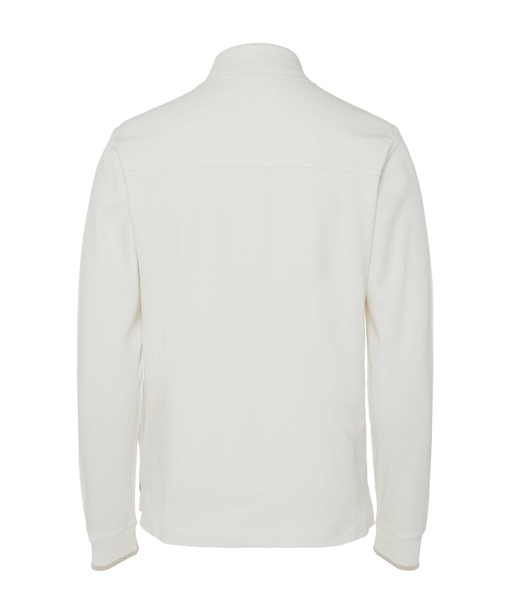 Heren polo ecru