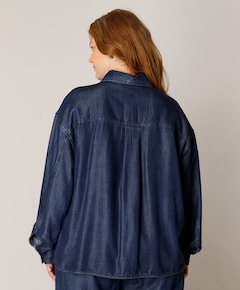 Dames blouse blauw