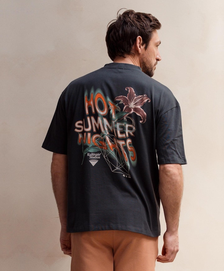 Heren T-shirt grijs