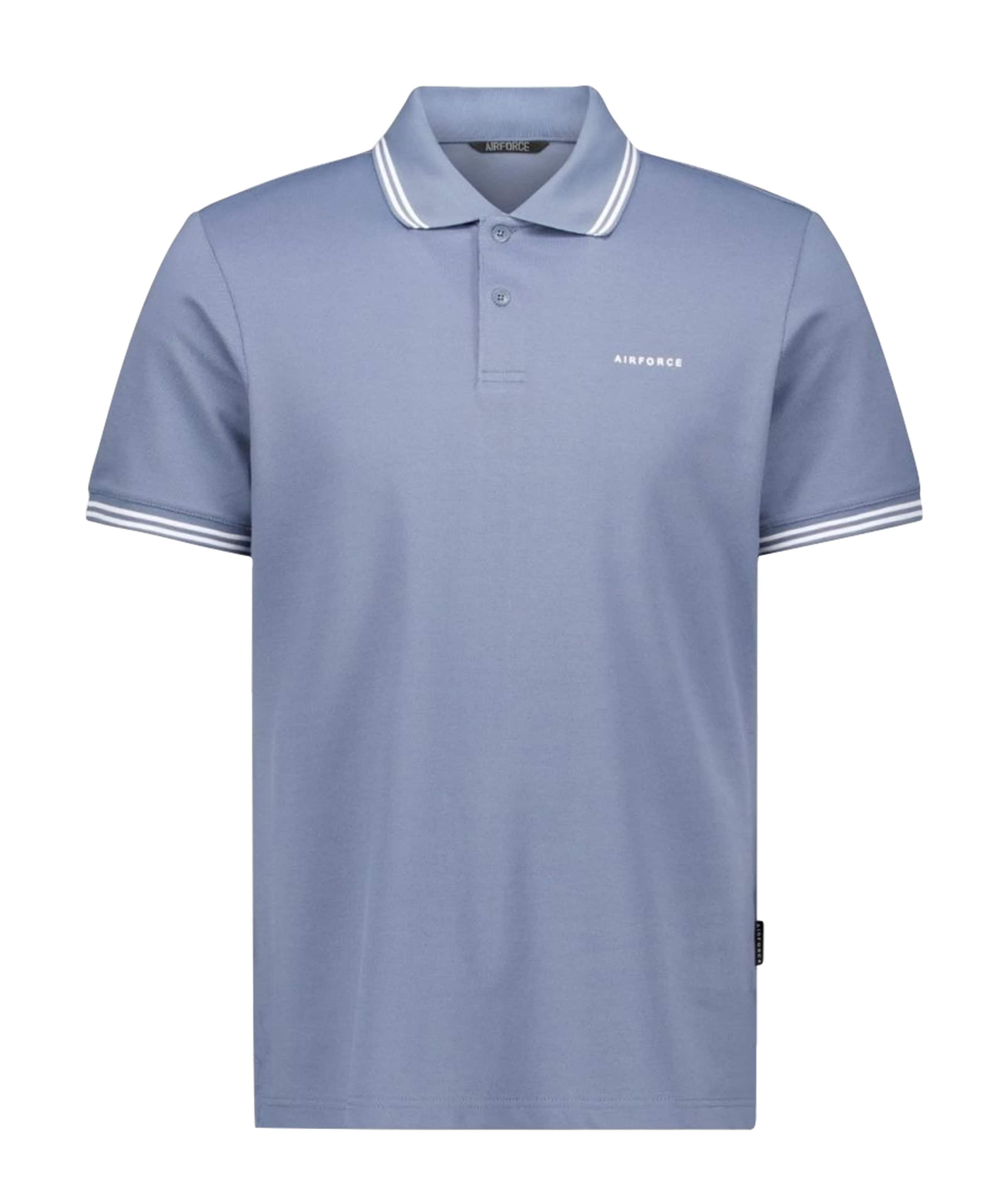 Heren polo blauw