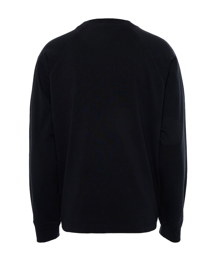 Heren longsleeve zwart