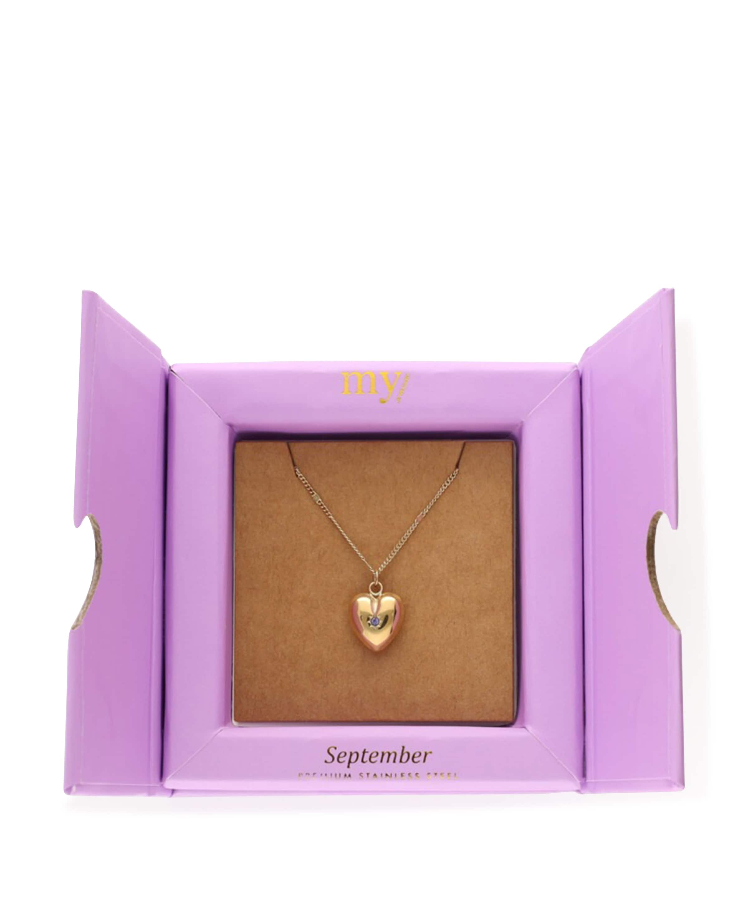 Dames ketting september goud
