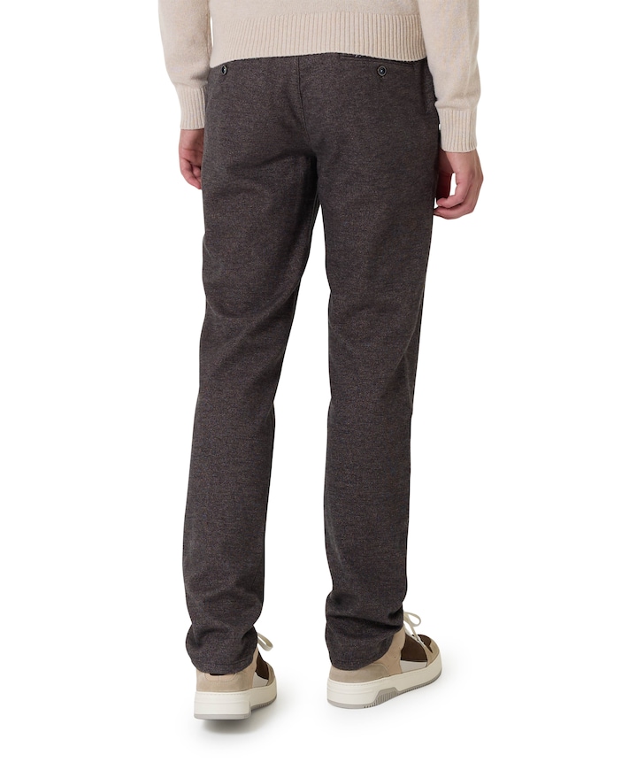 Flatfront Modern Fit heren broek bruin