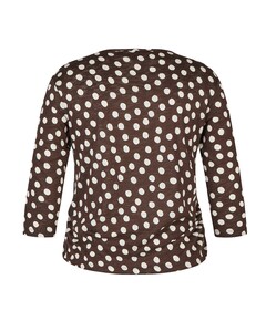 Dames longsleeve bruin