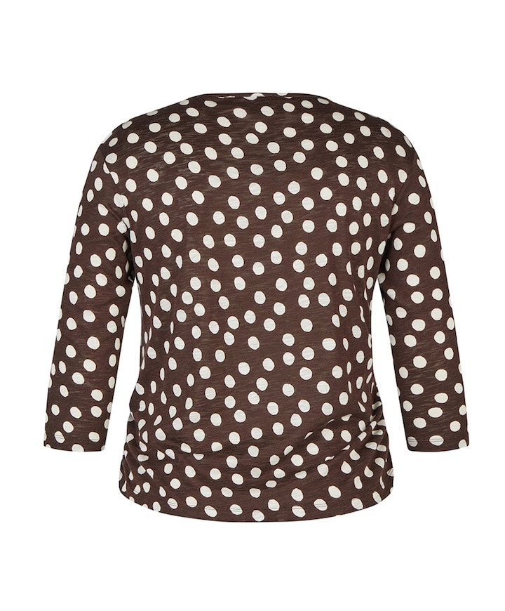 Dames longsleeve bruin