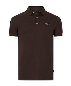 Heren polo bruin