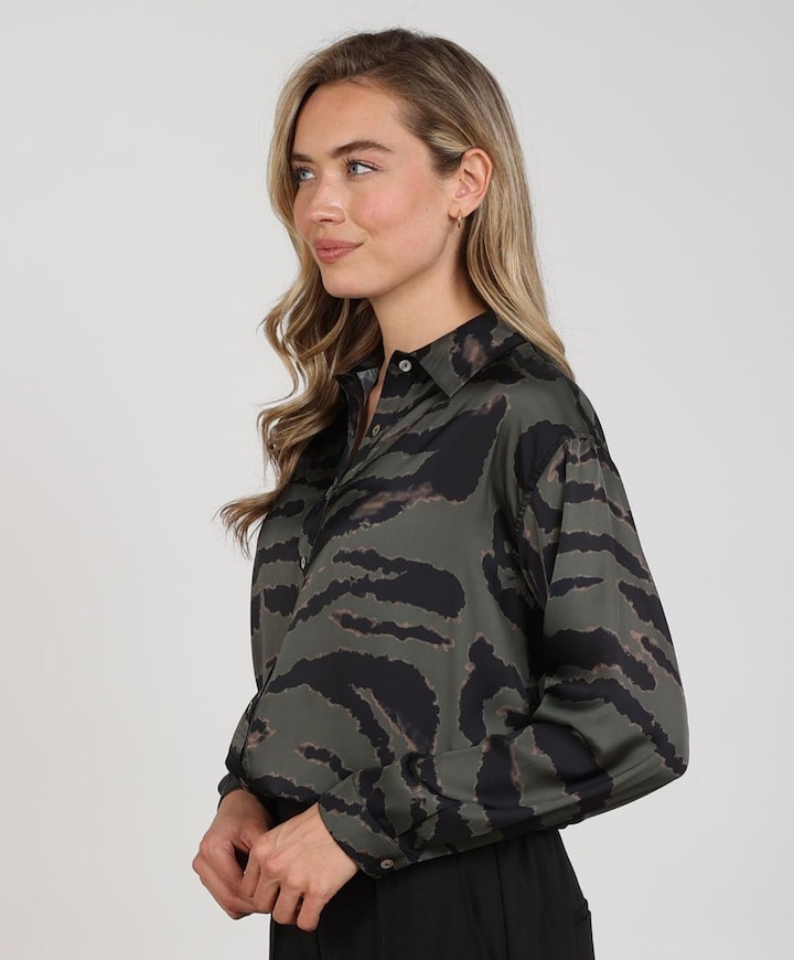 Dames blouse groen