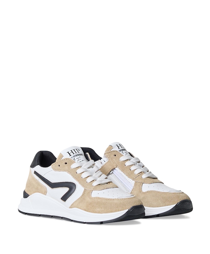 jongens sneakers beige
