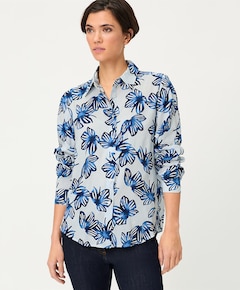 Dames blouse blauw