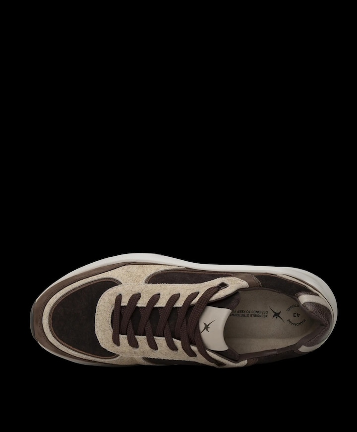 Manhattan heren sneakers bruin