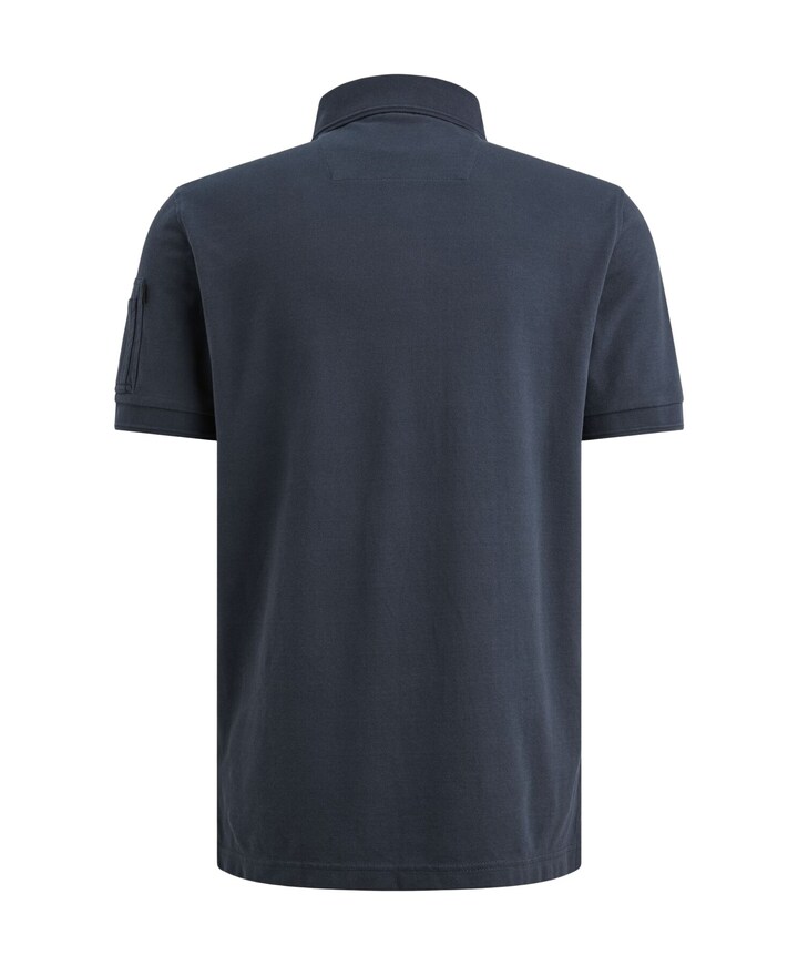 Heren polo blauw