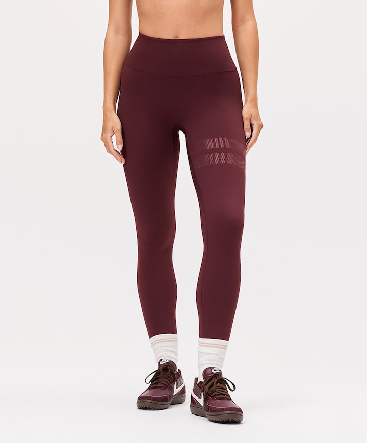 The Signature One Leggings dames tight bordeaux