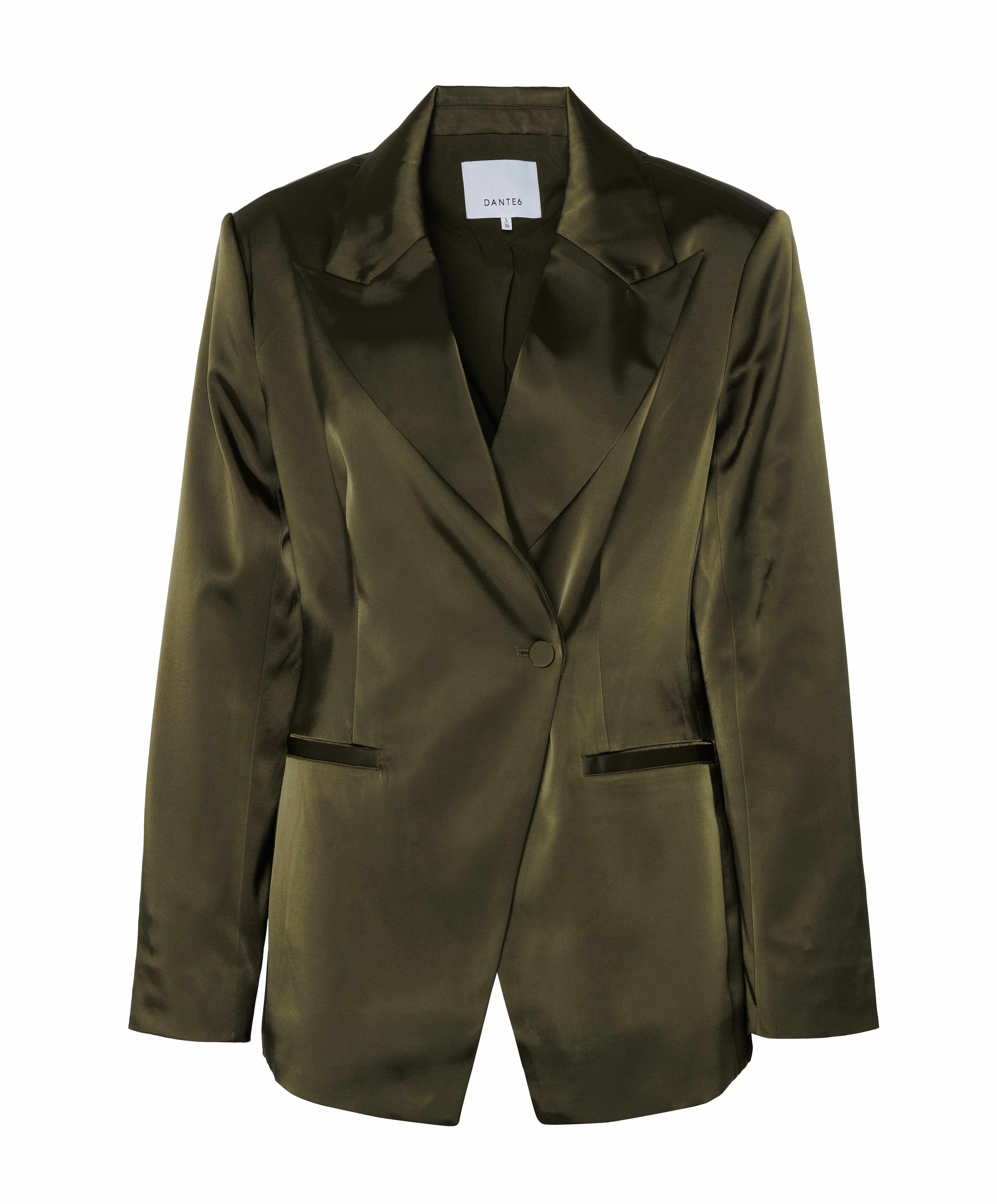 Dames blazer groen