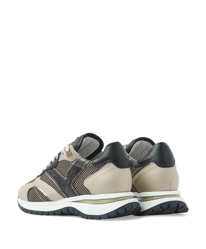Usher Elliot dames sneakers beige