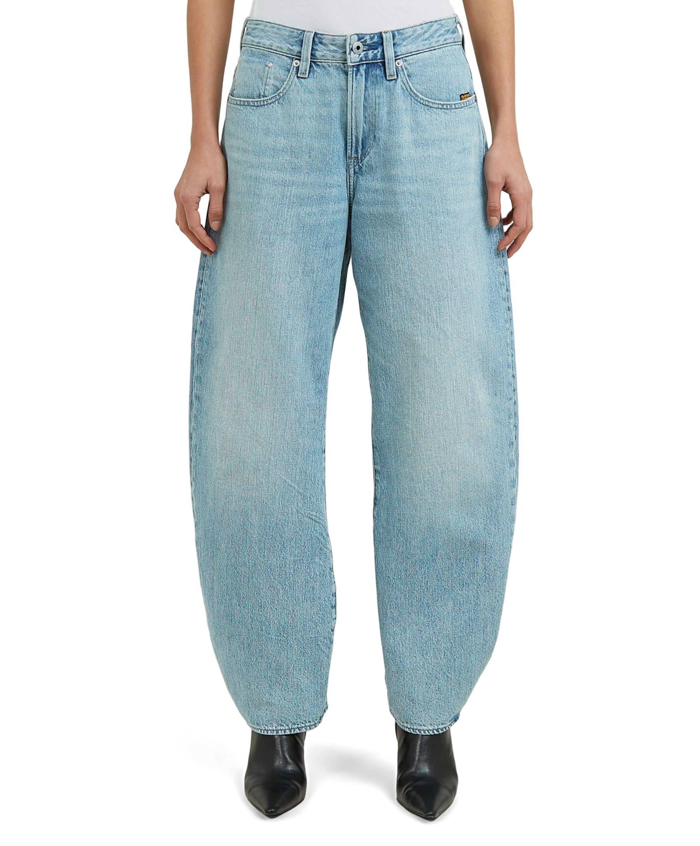 Barrel 3D Loose Wmn dames jeans blauw