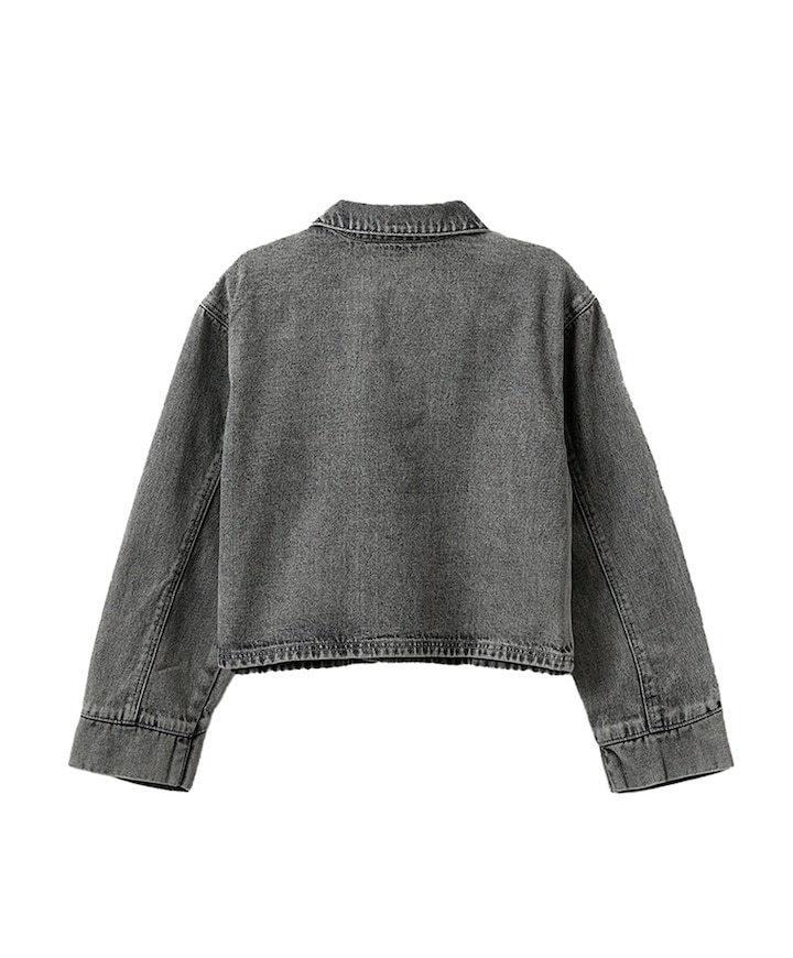 Jeansjack grijs