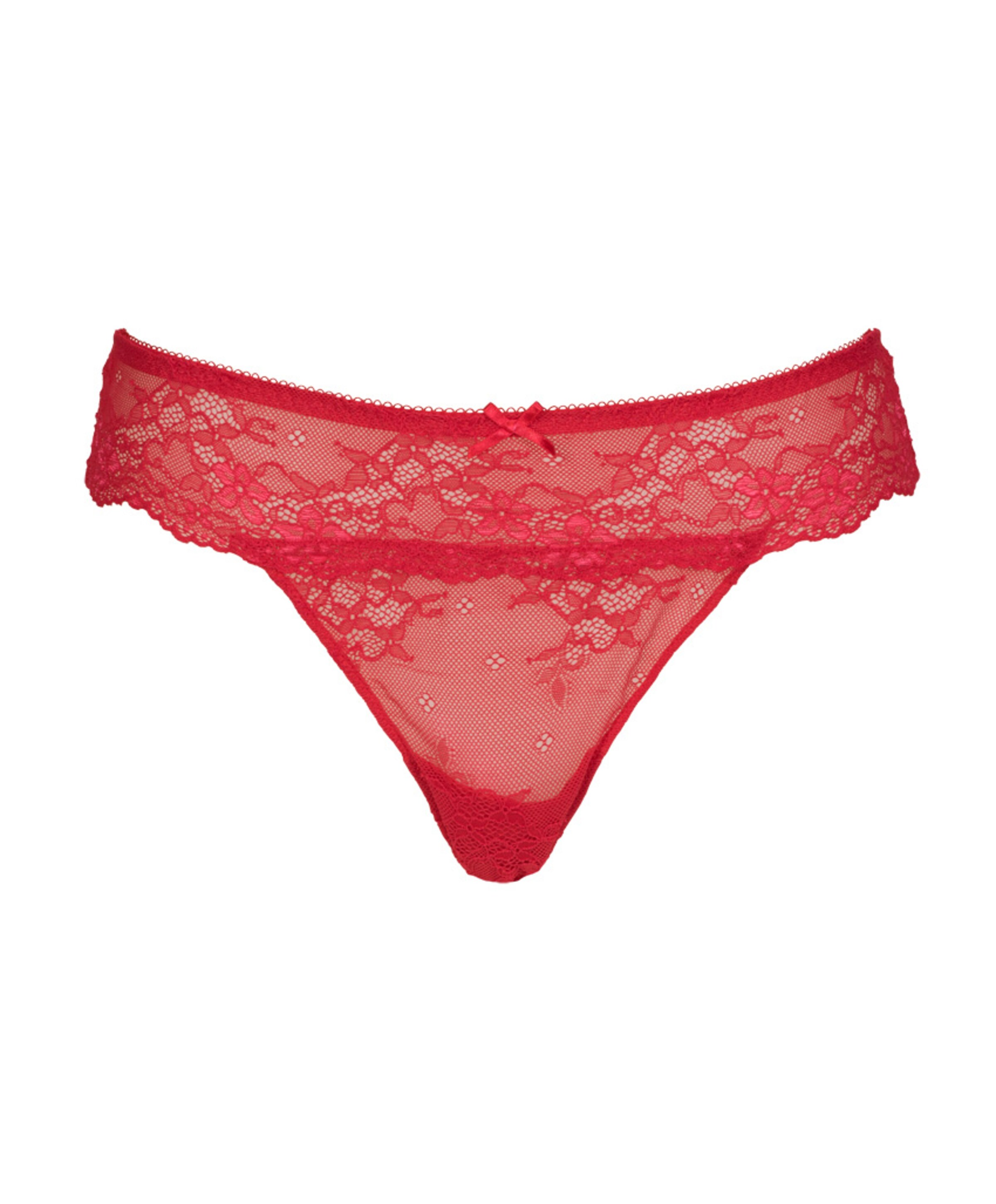 Dames string rood
