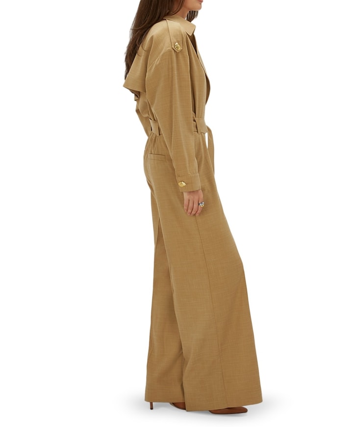 TONE dames jumpsuit beige