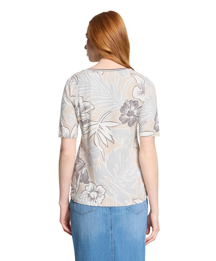Dames T-shirt beige
