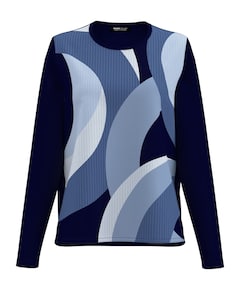 Dames longsleeve blauw