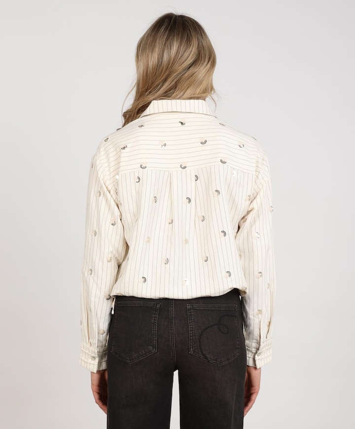 Dames blouse ecru