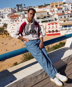 Steve  heren jeans blauw