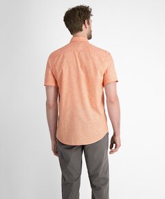 Overhemd korte mouw oranje