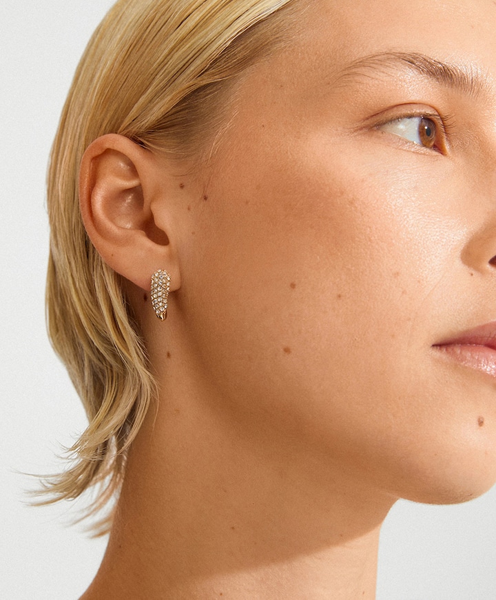 Dames oorbellen goud