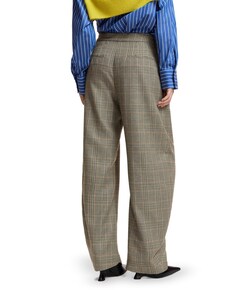 Karol Barrel Leg dames pantalon bruin