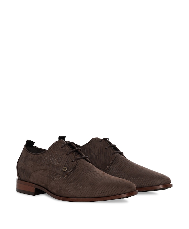 Greg Stones heren veterschoenen bruin