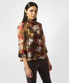 Dames jas multicolor