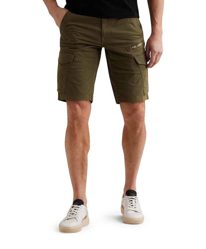 NORDROP CARGO SHORTS STRETCH TWILL heren korte broek groen