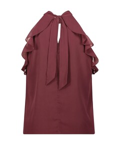 Dames top bordeaux