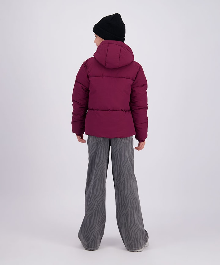 Meisjes jas bordeaux