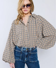 Dames blouse beige