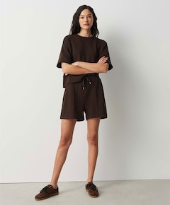 Melane club dames korte broek bruin