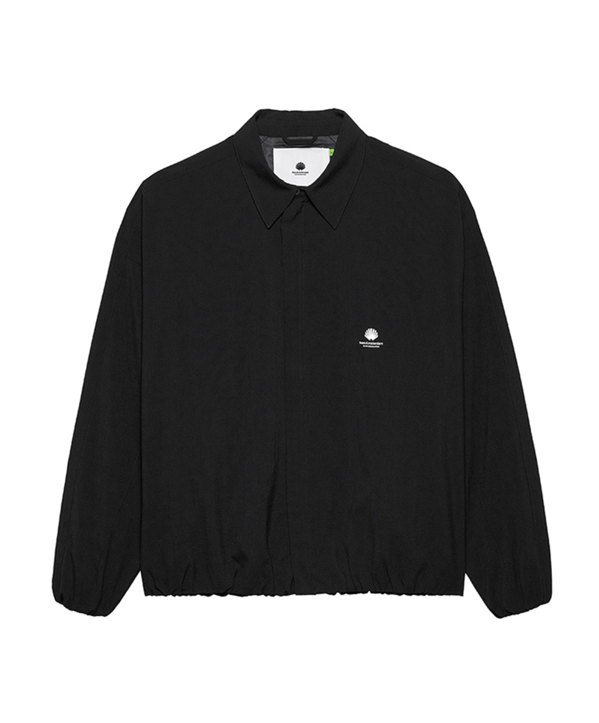 Overshirt lange mouw zwart