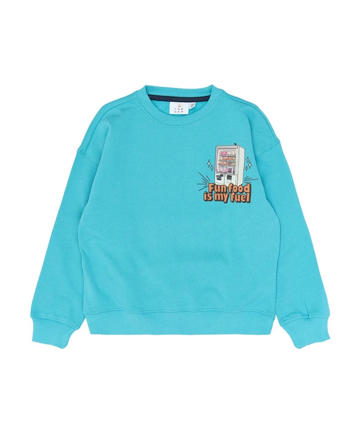 Meisjes sweater blauw