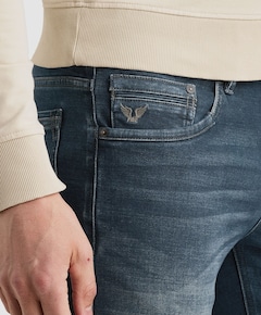 TAILWHEEL DARK NATURAL DENIM heren jeans blauw