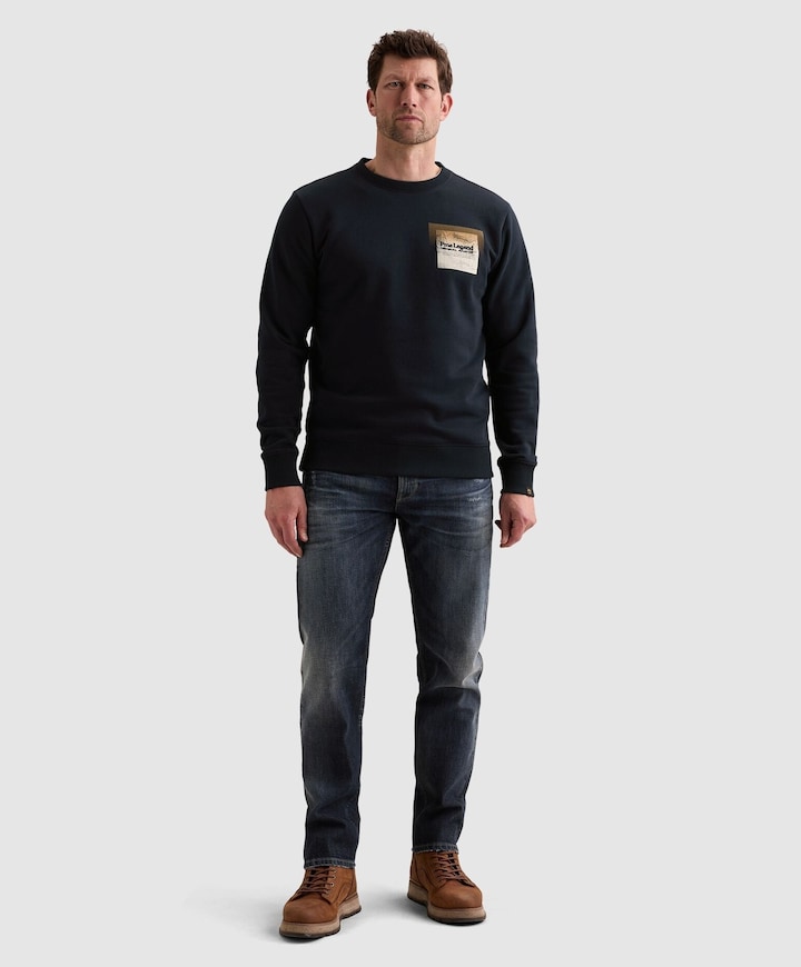 Heren trui blauw