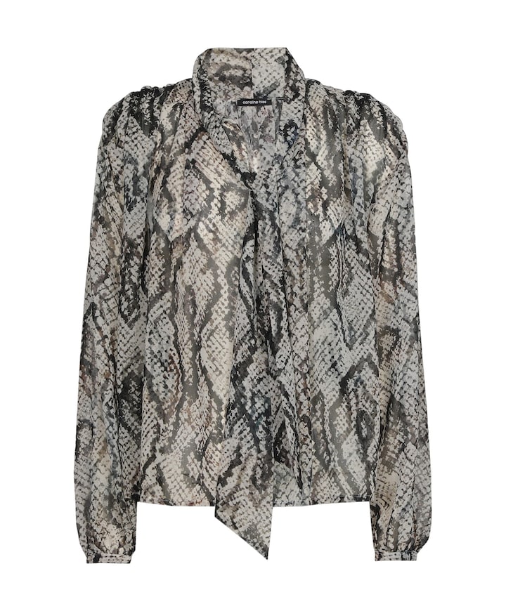 Dames blouse grijs