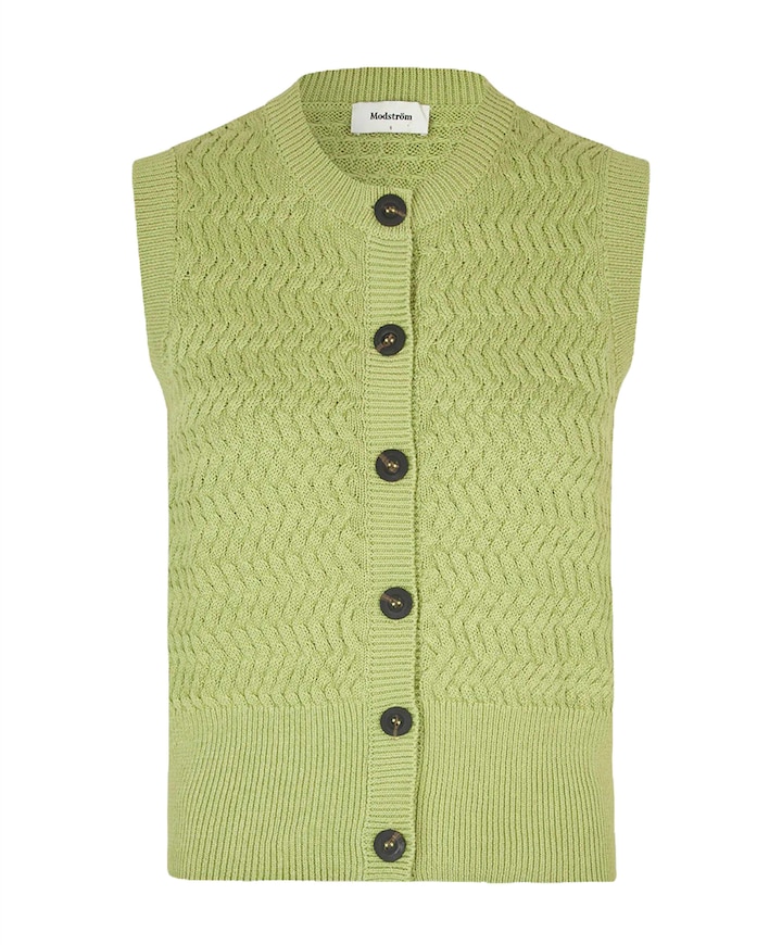 Dames gilet groen